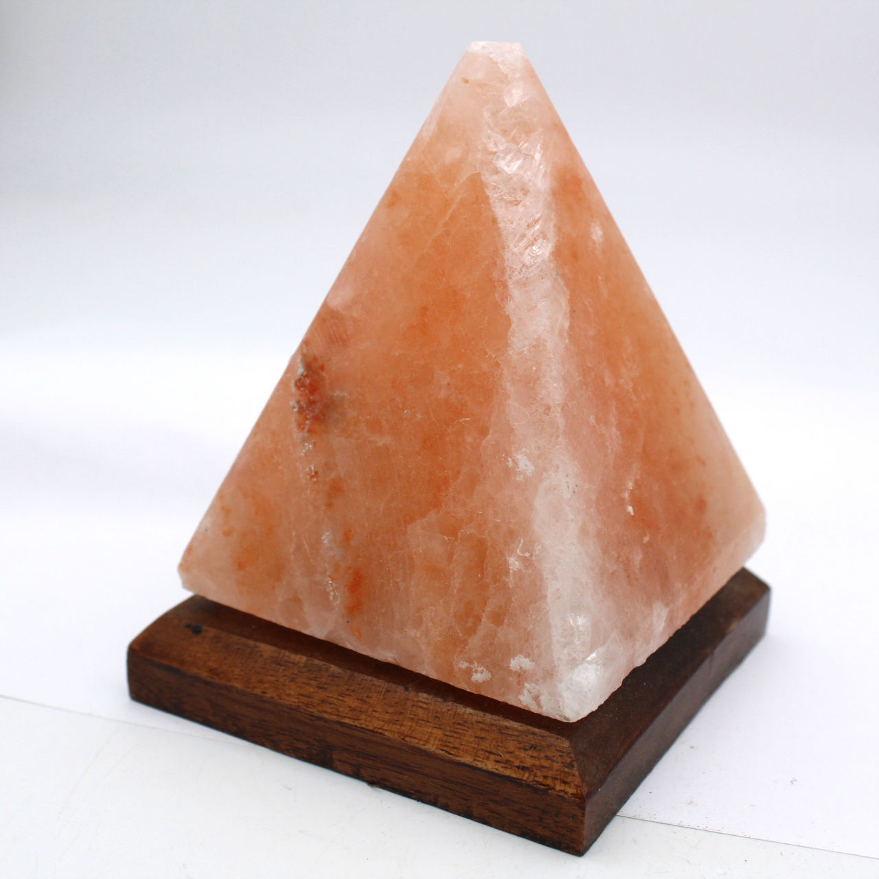 Lámpara Pirámide de Sal Rosa del Himalaya