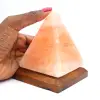 Lámpara Pirámide de Sal Rosa del Himalaya - 0