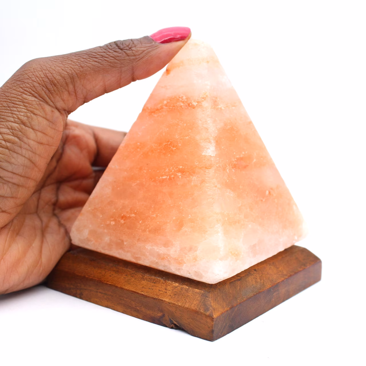 Lámpara Pirámide de Sal Rosa del Himalaya