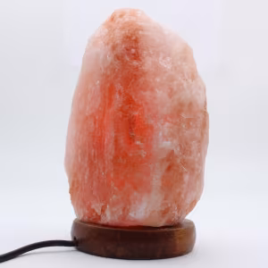 Bloque de lámpara de sal rosa