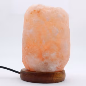 Bloque de lámpara USB de sal rosa