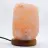 Bloque de lámpara USB de sal rosa