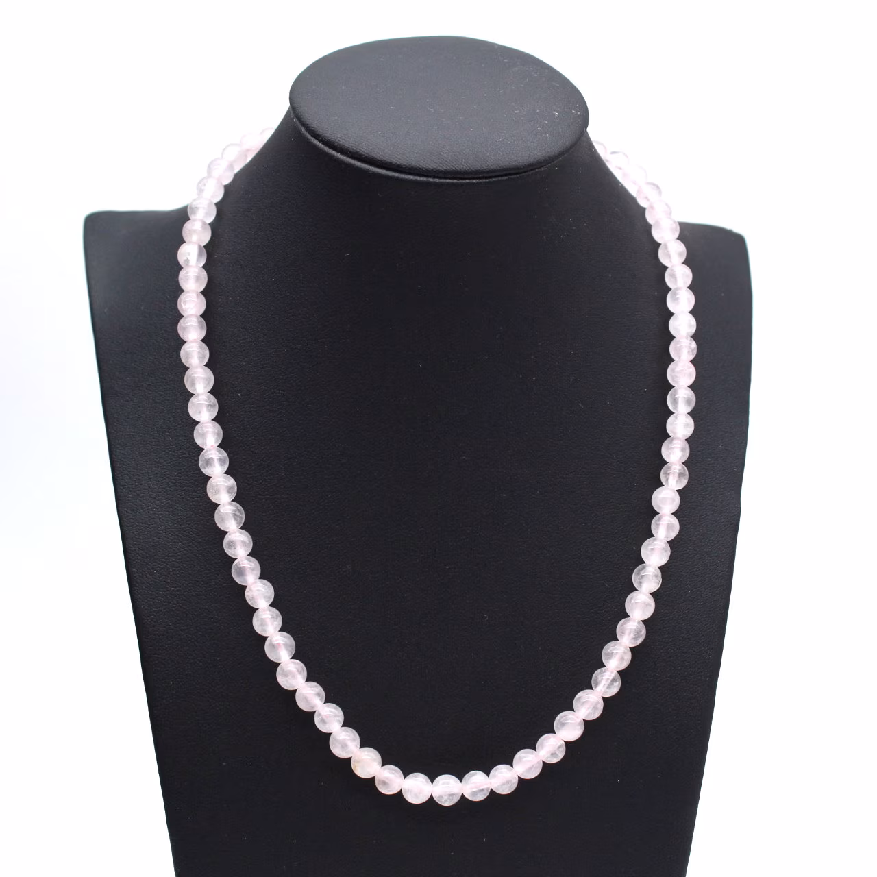 Collar de cuarzo rosa