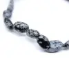 Pulsera de obsidiana de nieve - 1