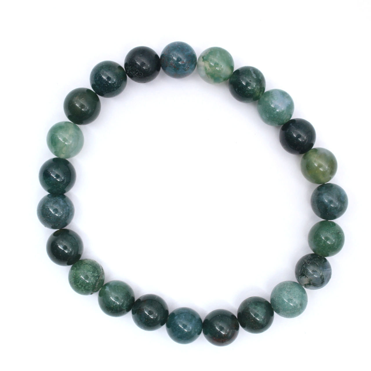 Pulsera de ágata musgosa