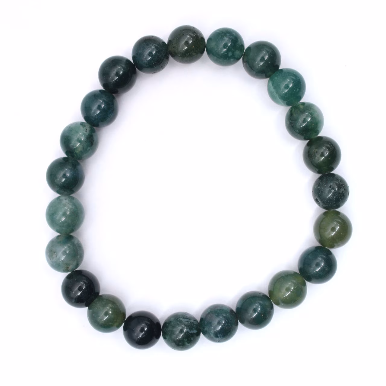 Pulsera de ágata musgosa