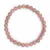 Pulsera de cuarzo rosa - 0
