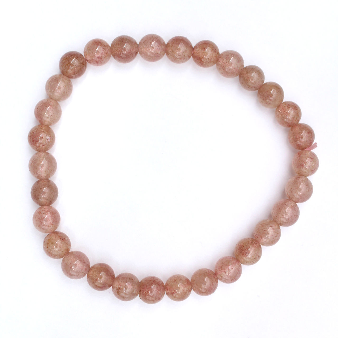 Pulsera de cuarzo rosa