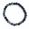 Pulsera de obsidiana de nieve - 0