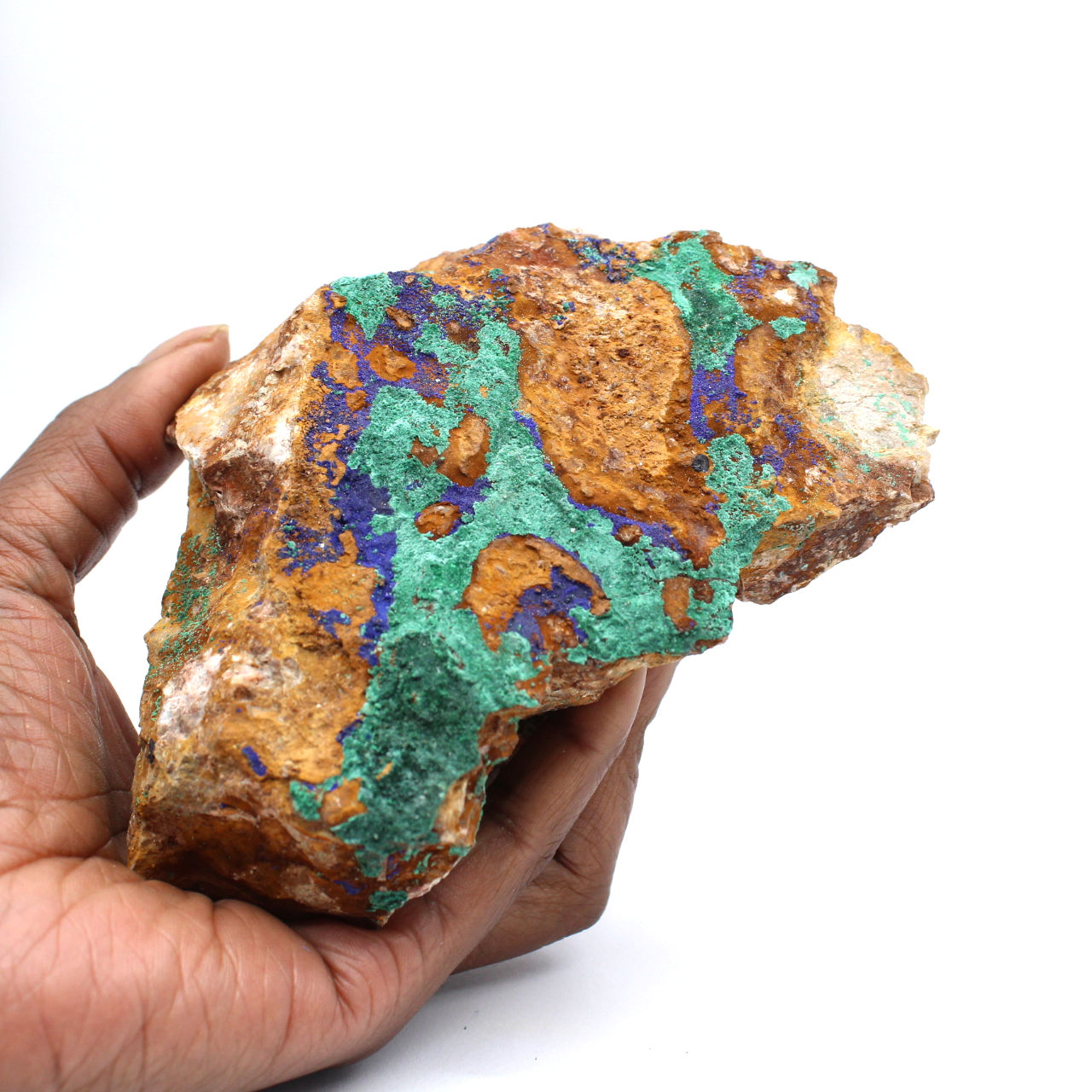 Azurite and malachite