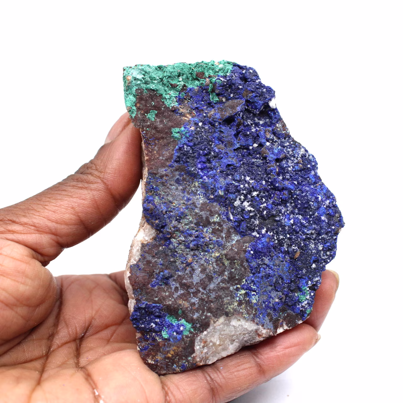 Azurite and malachite