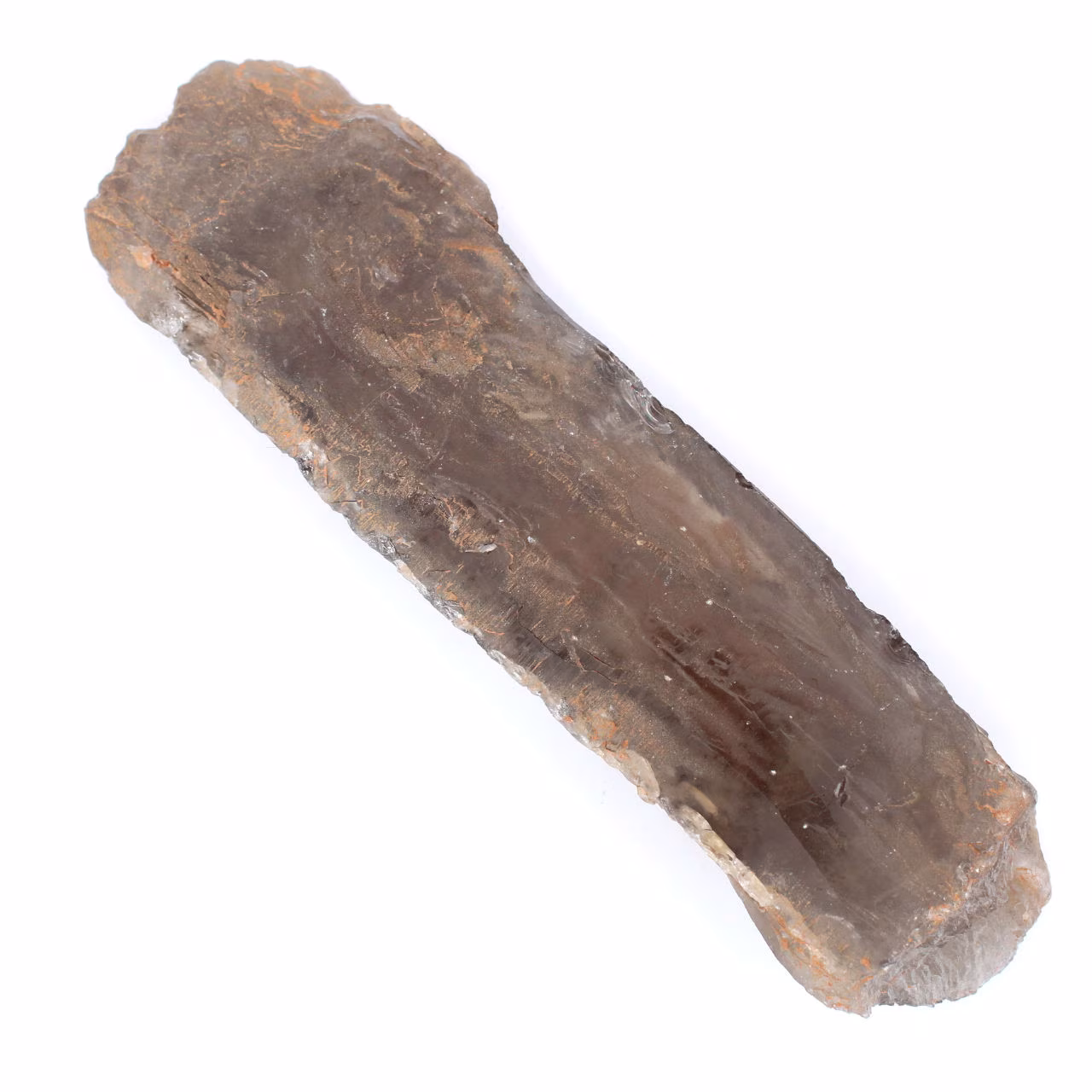 Pieza de cristal de cuarzo ahumado