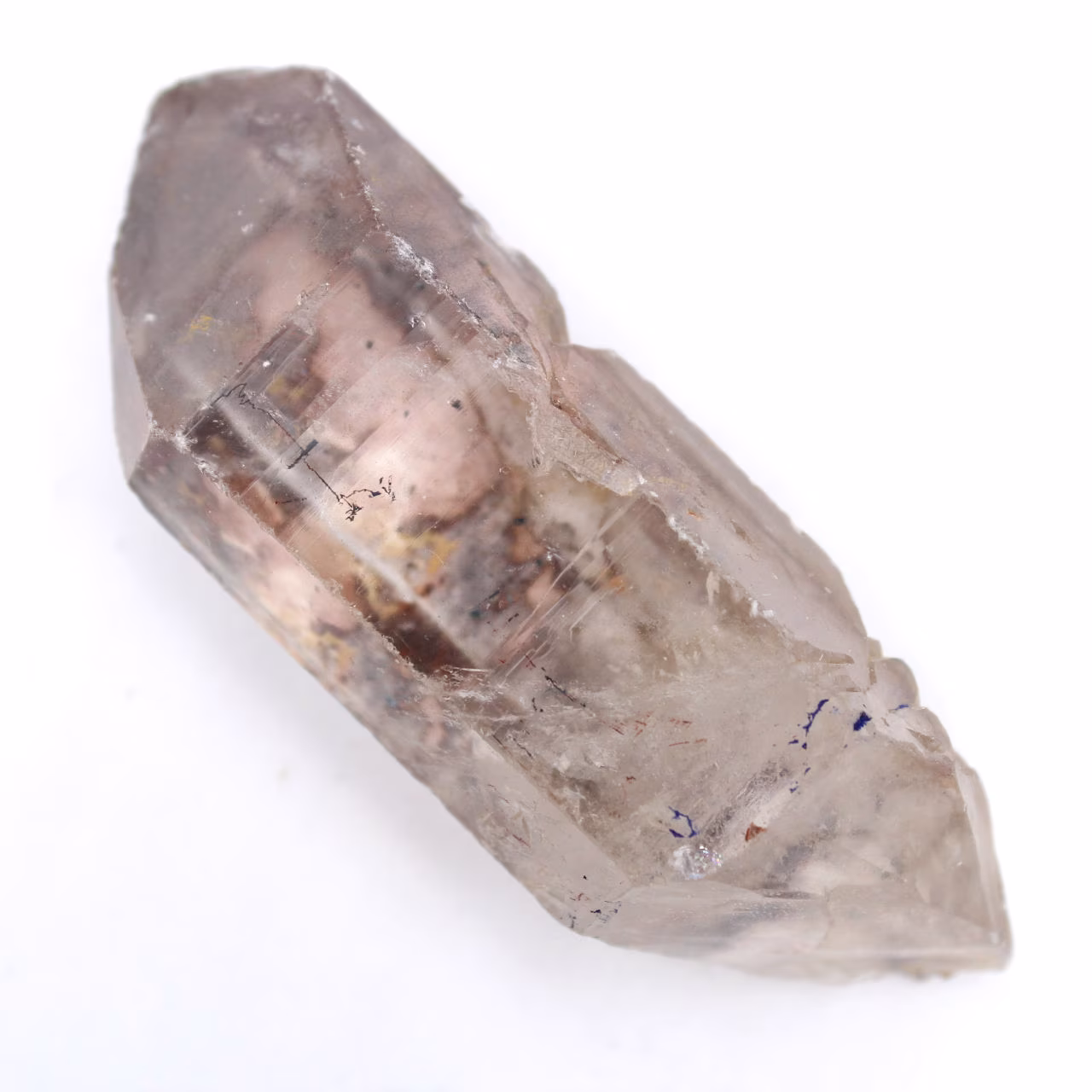 Cristal de roca biterminado