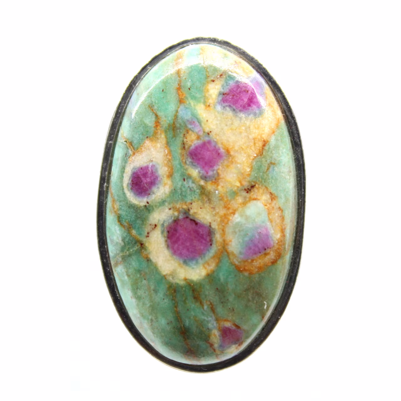 Anillo Zoisita Rubí