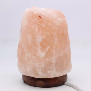 Lámpara de sal rosa del Himalaya