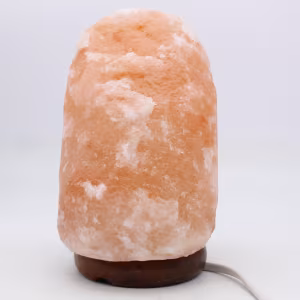 Lámpara de sal rosa del Himalaya