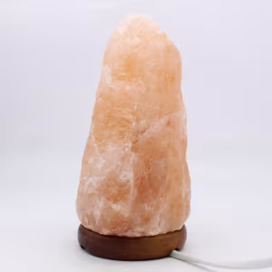 Lámpara de sal rosa del Himalaya