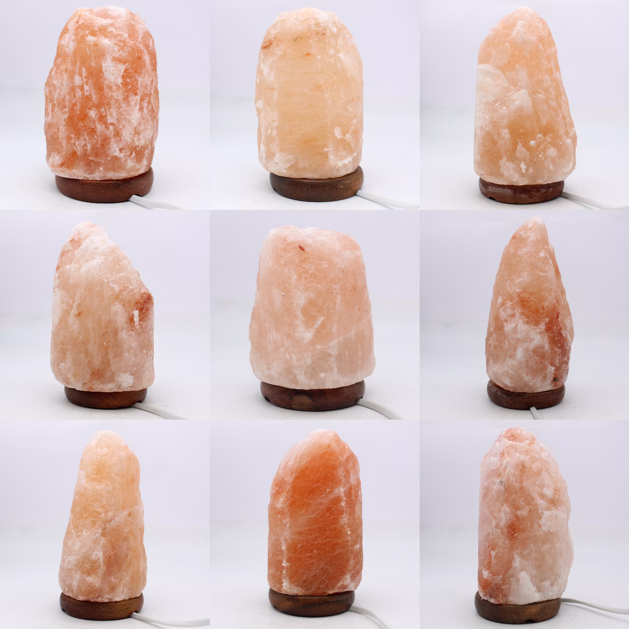 Lámpara de sal rosa del Himalaya