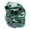 Piedra coleccionable de malaquita - 0