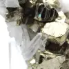 Grandes cristales de pirita con calcita. - 6