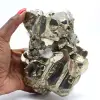 Grandes cristales de pirita con calcita. - 11