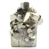 Grandes cubos de pirita con cristales de cuarzo - 1