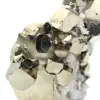 Grandes cubos de pirita con cristales de cuarzo - 7