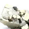 Grandes cubos de pirita con cristales de cuarzo - 11