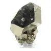 Cristales de pirita del Perú en base. - 1
