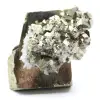 Cristales de pirita del Perú con cuarzo. - 0