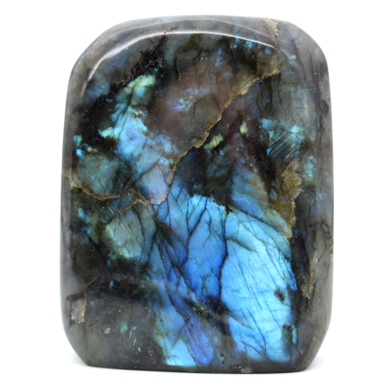 Piedra labradorita natural pulida