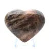 Corazón de piedra lunar negra - 1