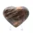 Corazón de piedra lunar negra