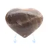 Corazón de piedra lunar microclina - 1