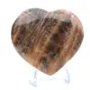 Corazón de piedra lunar negra - 14