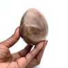 Huevo de piedra lunar negra - 0
