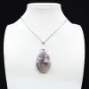 Colgante de gota de lepidolita - 0