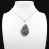 Colgante de gota de lepidolita - 0