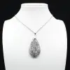 Colgante de gota de lepidolita - 0