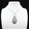 Colgante de gota de lepidolita - 1