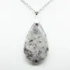 Colgante de gota de lepidolita - 2