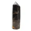 Pisapapeles de piedra lunar negra - 2