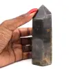 Prisma ornamental de piedra lunar negra - 4