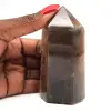 Prisma de piedra lunar negra pulida - 4