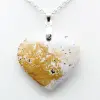 Colgante de corazón de jaspe orbicular - 2