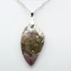 Colgante de hoja de jaspe orbicular - 2