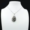 Colgante de gota de jaspe orbicular - 1