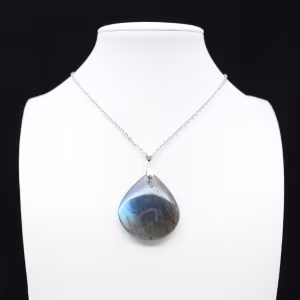 Colgante de gota de labradorita