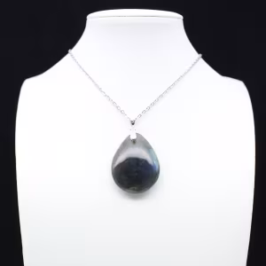 Colgante de gota de labradorita