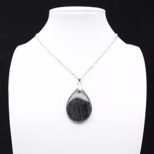 Colgante de gota de labradorita